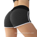 High waist jacquard honeycomb bubble tights fitness pants